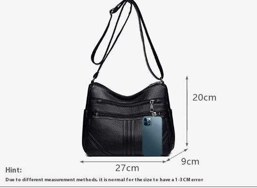 Bolso Crossbody de Cuero Suave Texturizado para Mujer - Image 8
