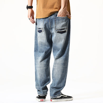 Pantalones Vaqueros Rotos Estilo Retro Americano para Niños - Image 3