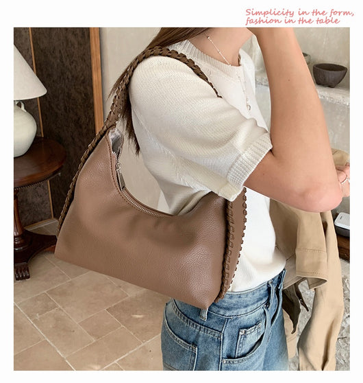 Bolsa de Moda Texturizada en Forma de Media Luna para Axila - Image 14