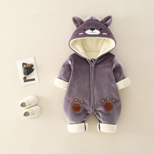 Pijama Mameluco de Algodón para Bebé - Diseño Cartoon Otoño Invierno - Image 11