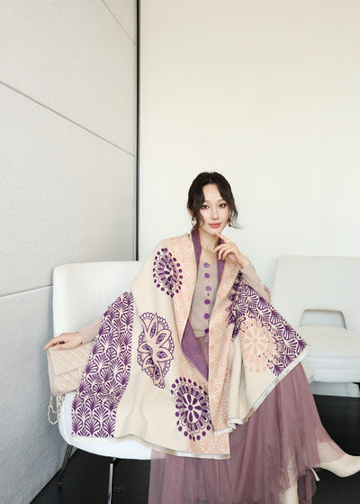 Chal Versátil de Oficina Estilo Coreano para Otoño e Invierno - Image 8