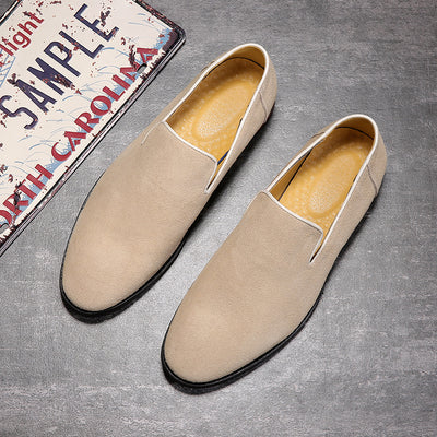 Zapatos de Ante para Hombre Punta Aguda Estilo Británico Versátil - Image 3