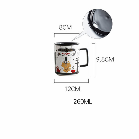 Taza Navideña Grande de Cerámica para Hombre - Image 15