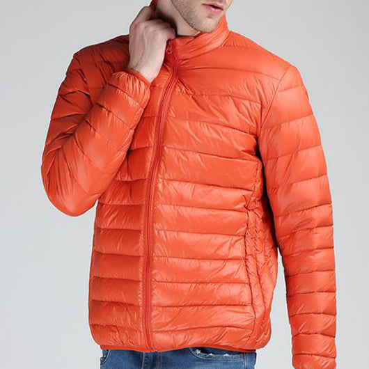 Abrigo Ligero de Algodón para Hombre con Cuello Mao - Image 5