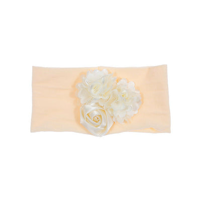 Diadema para Bebé con Flor de Satén y Malla - Image 5