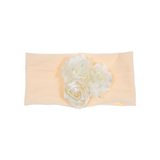 Diadema para Bebé con Flor de Satén y Malla - Image 5