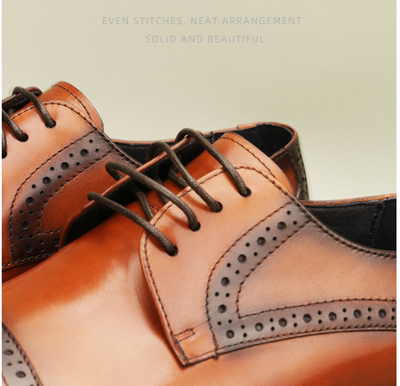 Zapatos Oxford de Cuero Tallado para Hombre - Estilo Brogue Ejecutivo - Image 17