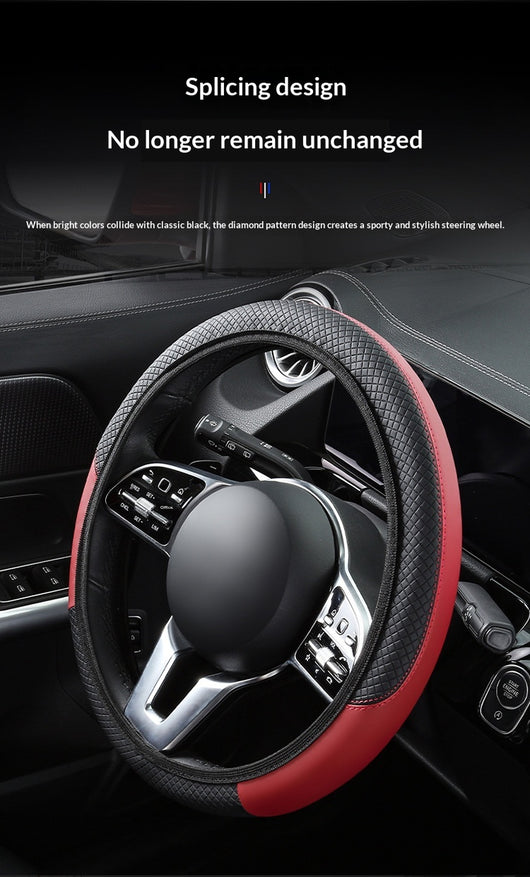 Funda de Volante de Cuero Elástica sin Aro - Image 16