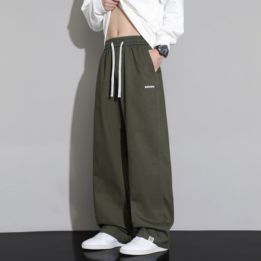 Pantalones Rectos Holgados para Hombre - Corte Ancho y Versátil - Image 7