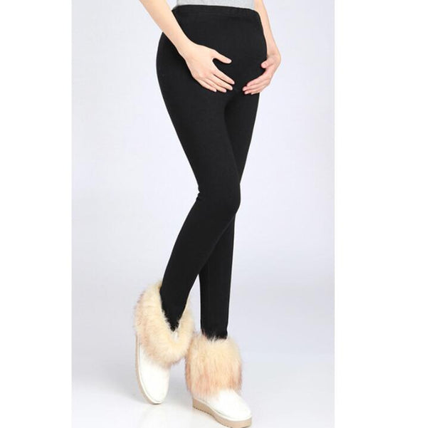 Leggings Térmicos Gruesos para Embarazadas - Pantalones Invierno Algodón - Image 7