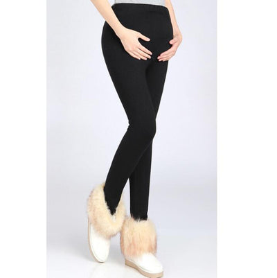 Leggings Térmicos Gruesos para Embarazadas - Pantalones Invierno Algodón - Image 7