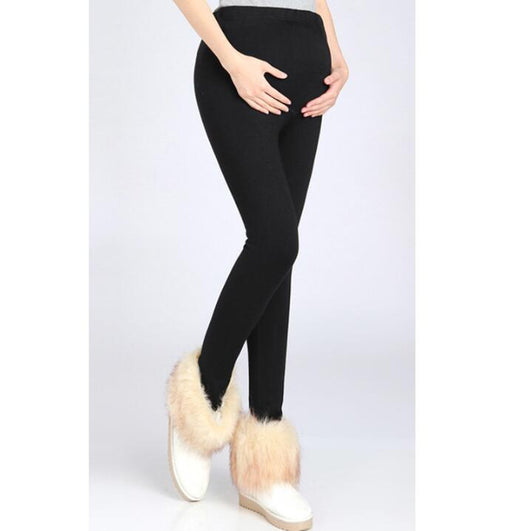 Leggings Térmicos Gruesos para Embarazadas - Pantalones Invierno Algodón - Image 7