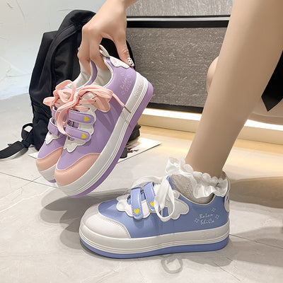 Zapatillas Deportivas Escolares para Niña Rosa Púrpura Versátiles - Image 13