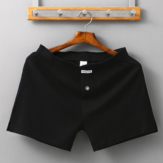 Calzoncillos Deportivos de Algodón Transpirable - Talla Grande con Patrón Vertical