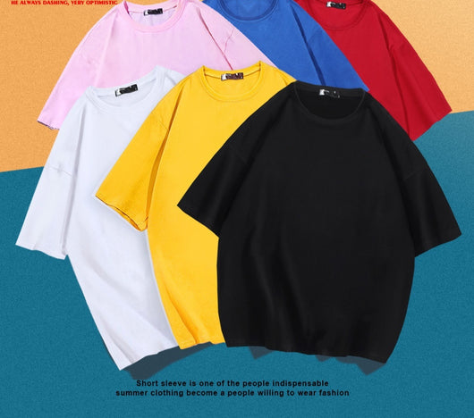 Playera Suelta de Algodón con Hombro Caído - Image 3