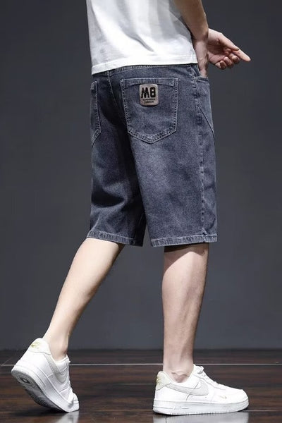 Shorts de Mezclilla Rectos Ligeros para Hombre - Perfecto para Verano - Image 18