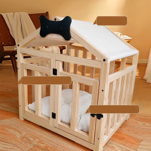 Casa de Madera Maciza para Perros - Desmontable y Lavable - Image 14
