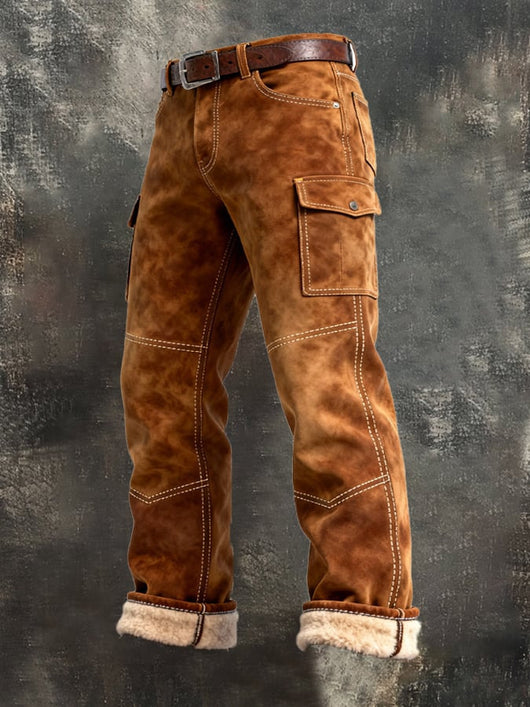 Pantalones de Trabajo Vintage Punk para Hombre - Image 4
