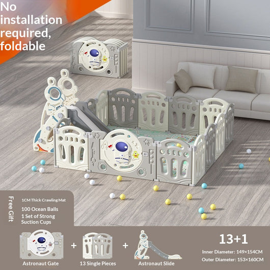 Tapete de Gateo y Corral de Juego para Niños - Image 9