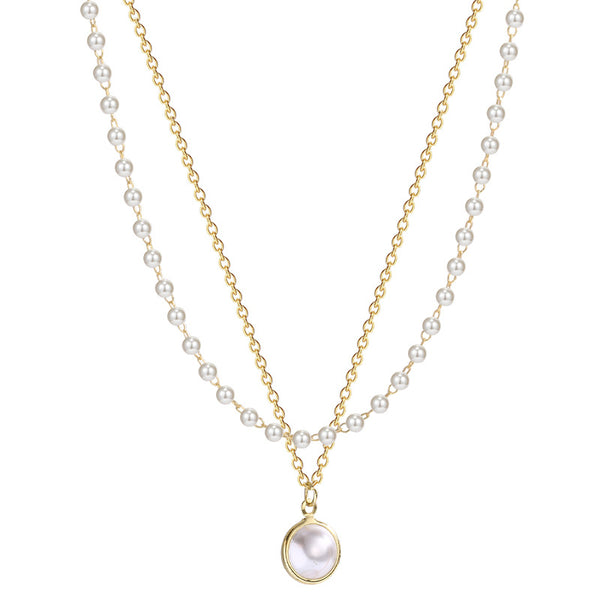 Collar de Perlas Doble Capa para Verano - Cadena de Clavícula Moda INS - Image 6