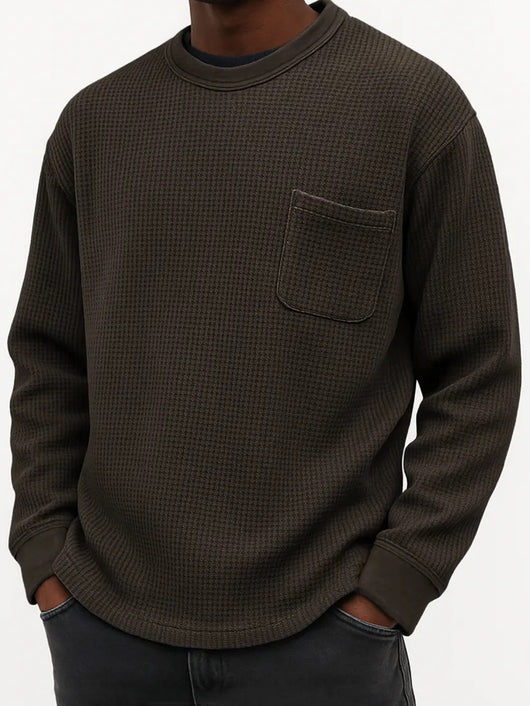 Sudadera Casual Cuello Redondo Manga Larga Talla Grande para Hombre - Image 19