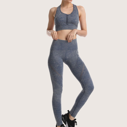 Leggings Yoga con Espalda Hueca - Traje Deportivo Moderno - Image 6
