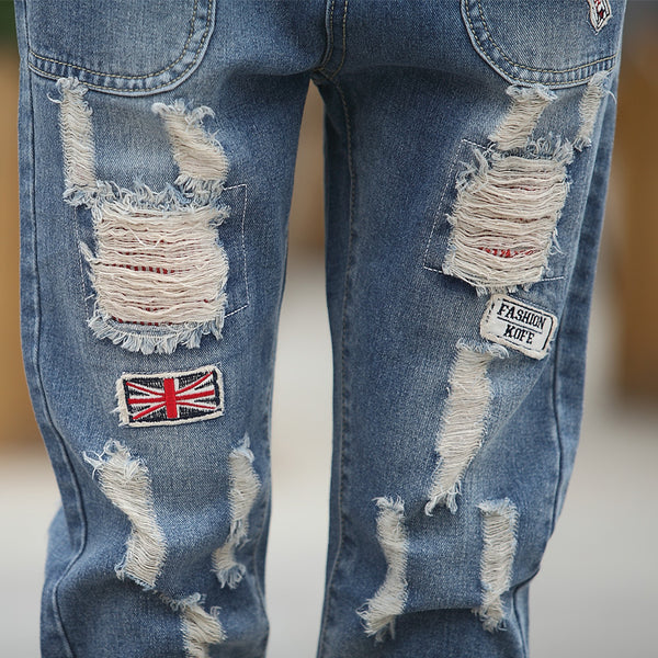 Jeans Sueltos de Cintura Alta con Cordón para Mujer