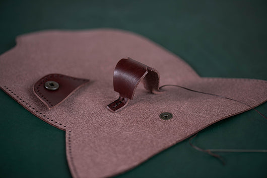 Estuche para Lentes de Cuero Fog Wax Costura Manual - Image 14
