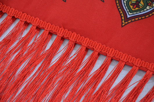 Pañuelo Étnico Largo con Borlas Estampado para Viajes - Image 34