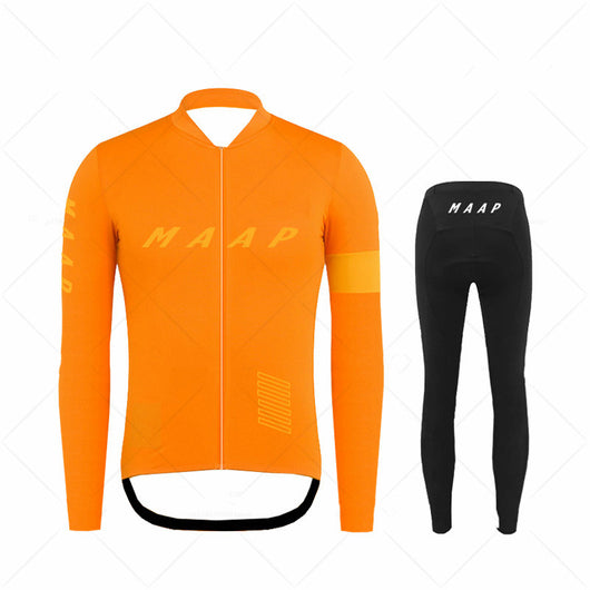 Jersey Térmico de Ciclismo Manga Larga para Primavera y Otoño - Image 9
