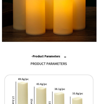 Lámpara LED Cilíndrica con Efecto Onda para Decoración de Bodas, Navidad y Eventos - Image 15