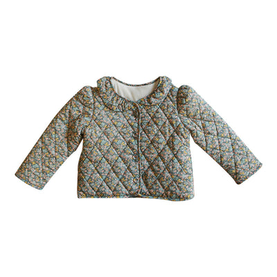 Abrigo Acolchado Floral para Niña - Diseño Dulce y Cálido - Image 4