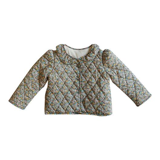 Abrigo Acolchado Floral para Niña - Diseño Dulce y Cálido - Image 4