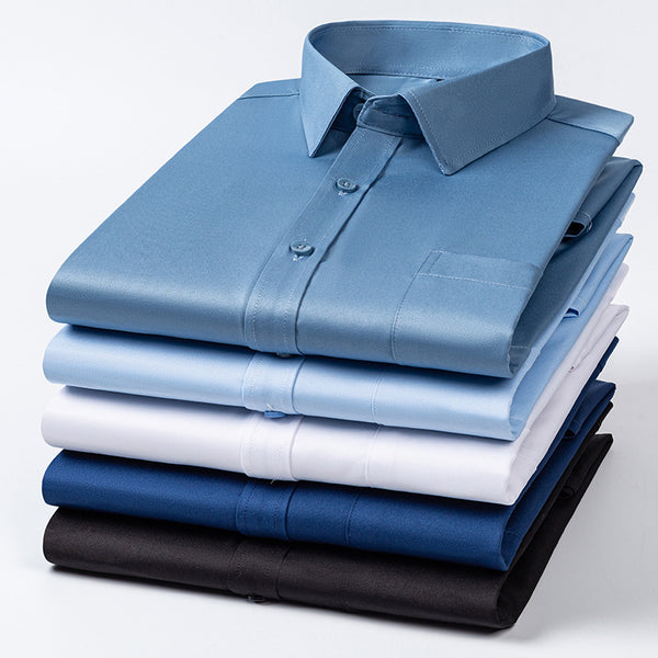 Camisa Manga Corta Elástica Ice Silk para Hombre