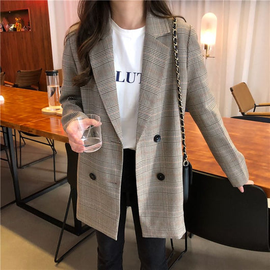 Blazer Corto de Manga Larga para Primavera y Otoño - Image 20