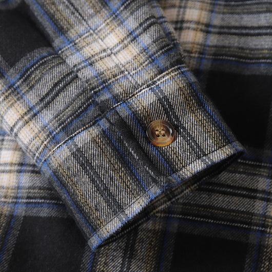 Camisa de Cuadros Cálida con Forro de Terciopelo para Hombre - Image 5