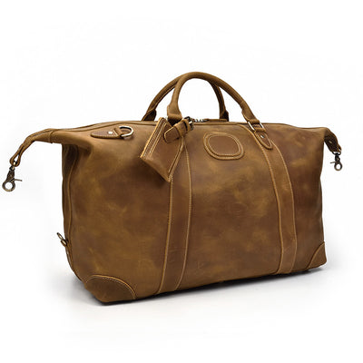 Bolsa de Viaje Grande en Cuero Crazy Horse - Capacidad Máxima - Image 23
