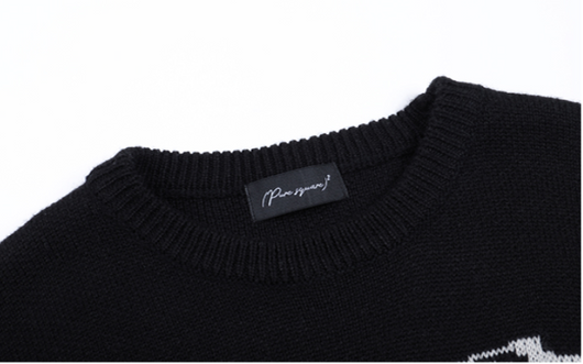 Suéter Pullover Oversized de Jacquard Grueso para Hombre - Image 8