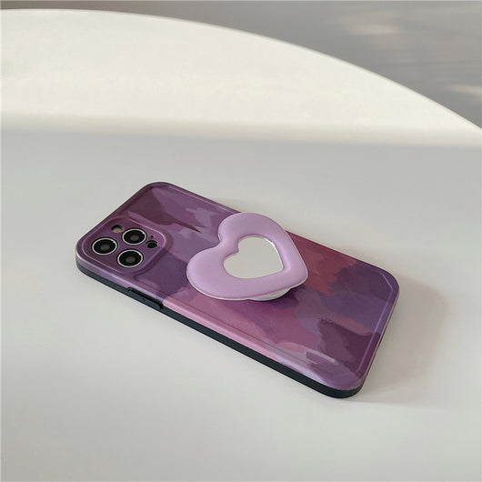 Funda Protectora Suave con Diseño de Óleo Amor Púrpura - Image 5