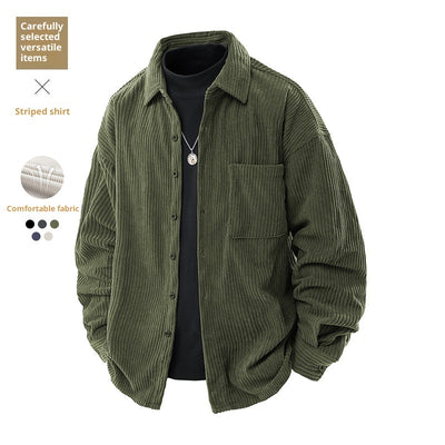 Abrigo Elegante Cuello Falso Dos Piezas para Hombre - Image 10