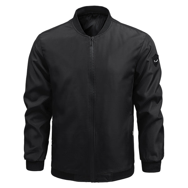 Abrigo Casual de Hombre Liso para Primavera y Otoño - Image 6