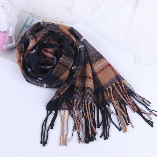 Bufanda Escocesa de Invierno Estilo Británico - Image 27