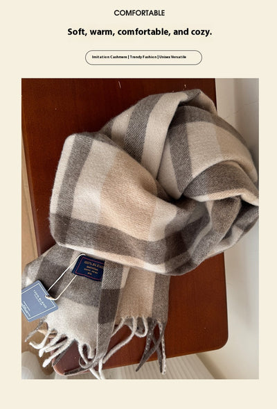 Bufanda Cuadros Lujo Cashmere Unisex - Image 27