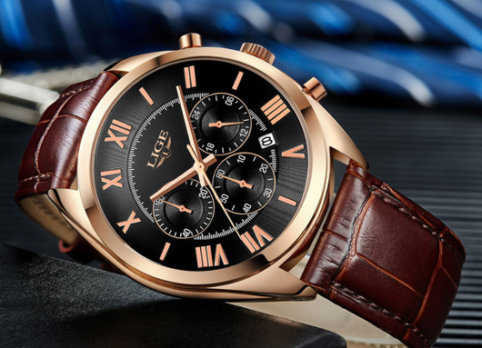 Reloj de Lujo para Hombre Deportivo Cronógrafo Cuarzo Resistente al Agua - Image 6