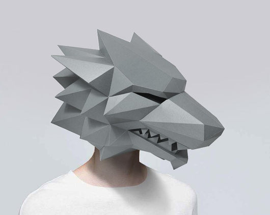 Máscara Facial de Papel Modelo Animal de Cara Completa - Image 6