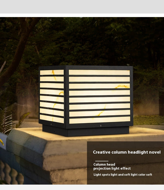 Lámpara Solar de Pedestal para Jardín - Resistente al Agua - Image 25