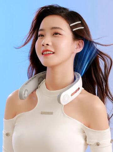 Ventilador Portátil sin Aspas con Cuello Colgante USB - Silencioso para Deportes - Image 6