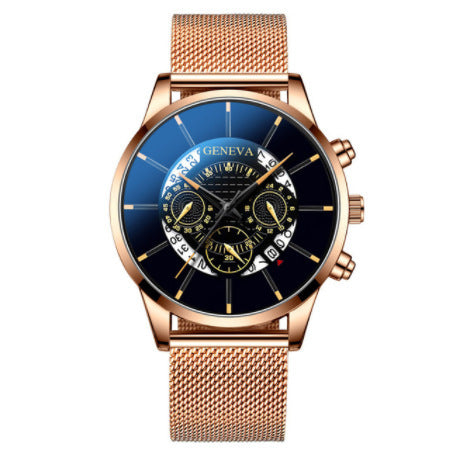 Reloj de Cuarzo para Hombre con Banda de Acero Inoxidable y Calendario - Image 27