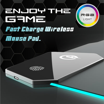 Tapete Gaming Luminoso Impermeable con Interfaz USB para Ratón