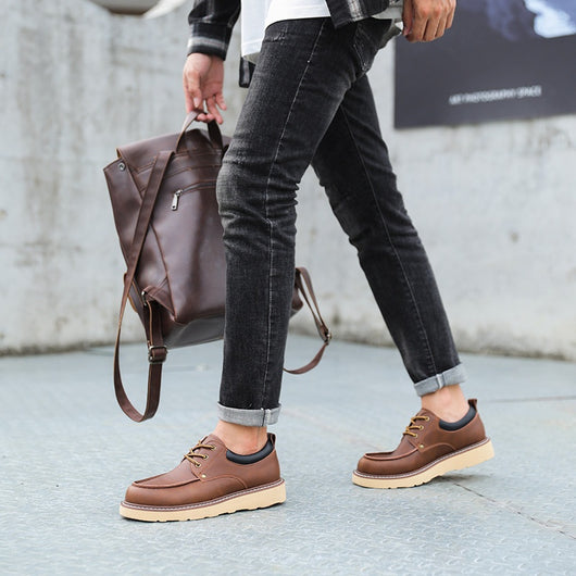 Botas Martin de Cuero Genuino para Hombre - Zapatos Trabajo Resistentes Punta Reforzada - Image 19